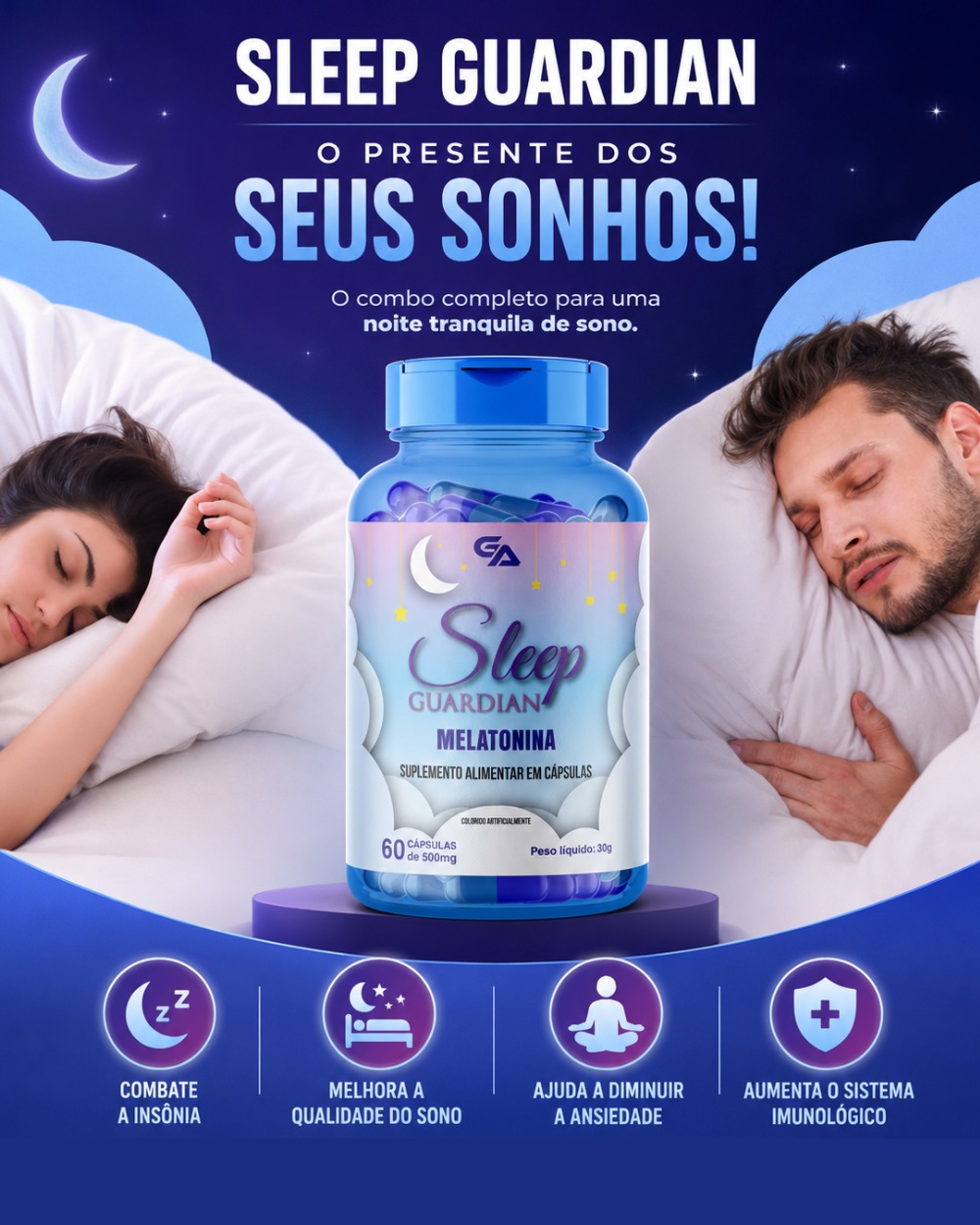 Noite de sono tranquila com Sleep Guardian